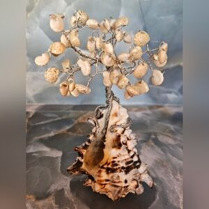 Shell and Wire Decorative Tree Of Life